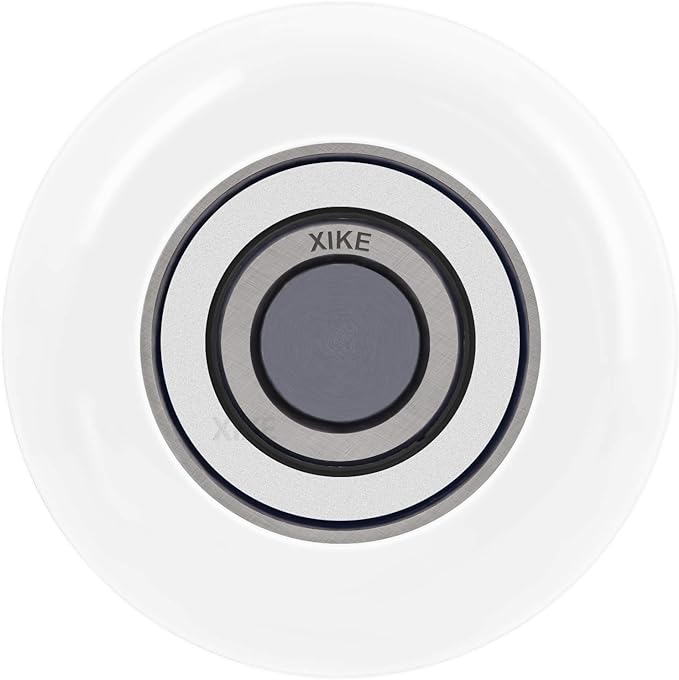 XiKe 10 Pack White 2" Nylon Garage Door Roller 4" Stem, Quiet/Durable and High - Image 3