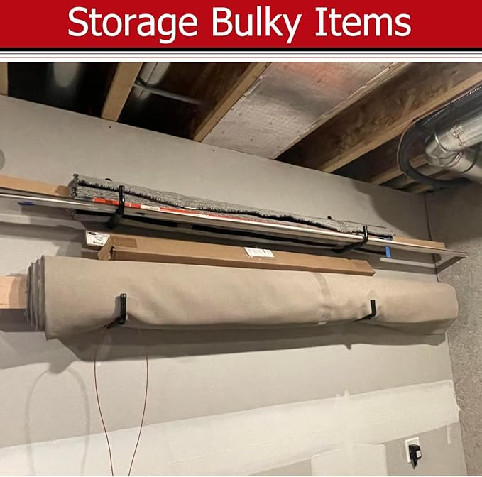 Large Garage Storage Hooks, 12.4 Inch Heavy Duty Garage Storage Organizer Wall - Image 6