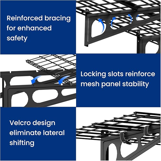 FLEXIMOUNTS 2-Pack 2x4ft Garage Shelving - Image 5