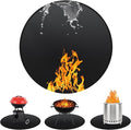 Round BBQ Grill Mat, 40 inches Double-Sided Fireproof Pad Waterproof Deck by Unknown