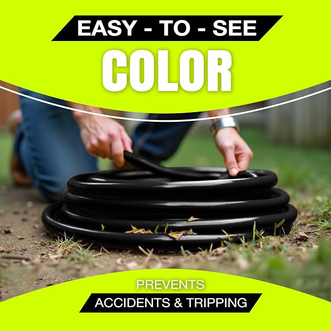 6ft Outdoor/Indoor Extension Cord 14/3 Gauge Heavy Duty 3 Prong SJTW, Waterproof - Image 5