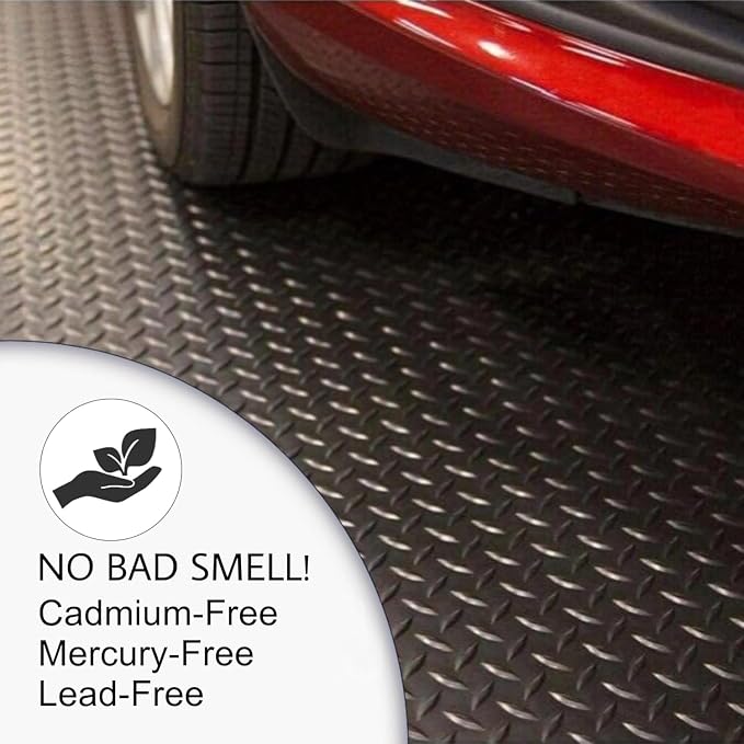 SEAL 4 x 20 Ft Premium Garage Floor Mat, Solid 2.8mm Thick Gray Commercial - Image 7