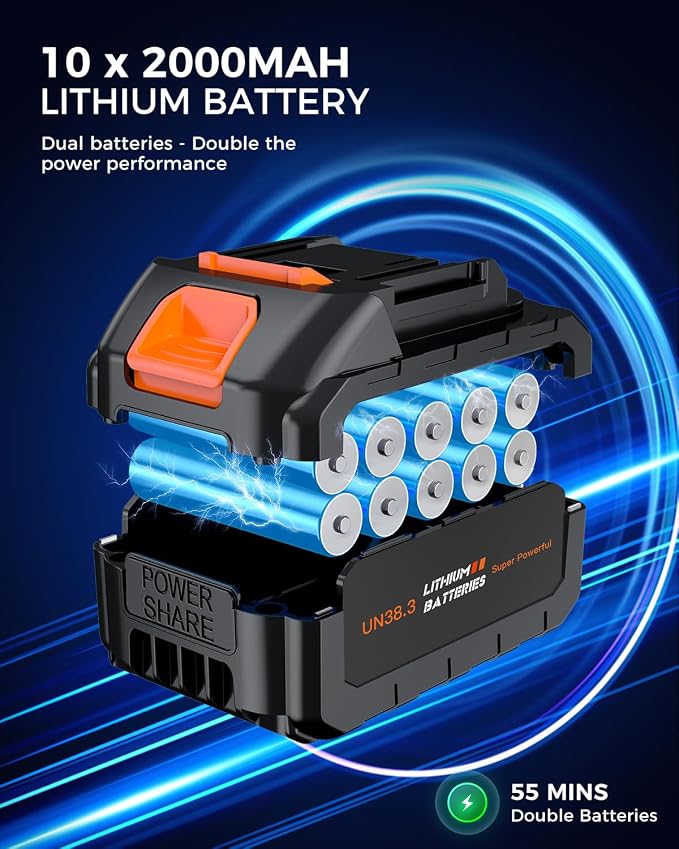 Car Vacuum Portable Cordless, High Power Suction & Blower, Wireless Handheld - Image 3