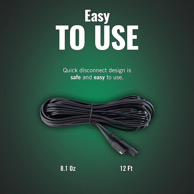 Battery Tender 12 Foot Extension SAE Cable - Image 5