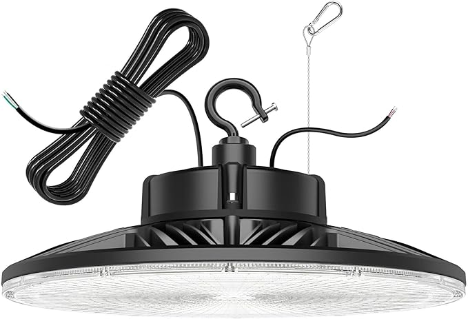 480V High Bay LED Lights 240W 36000LM UL DLC Listed 0-10V Dimmable UFO High Bay by YELLORE-Professionalledlightsmanufacturerspecializingincommercialandindustriallighting