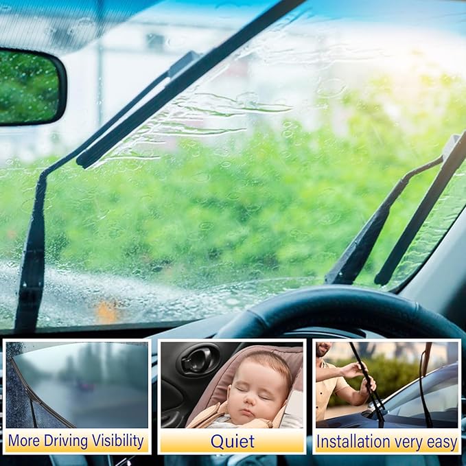 3 wipers Replacement for 2018-2020 2021 Chevy Equinox, Windshield Wiper Blades - Image 6