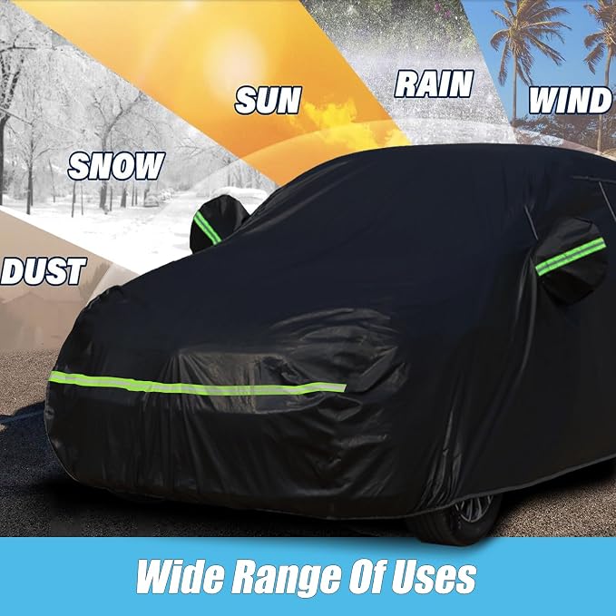 Waterproof Car Covers for 1994-2023 Mustang GT/Cobra/Shelby/Bullitt/ECOBOOST - Image 7