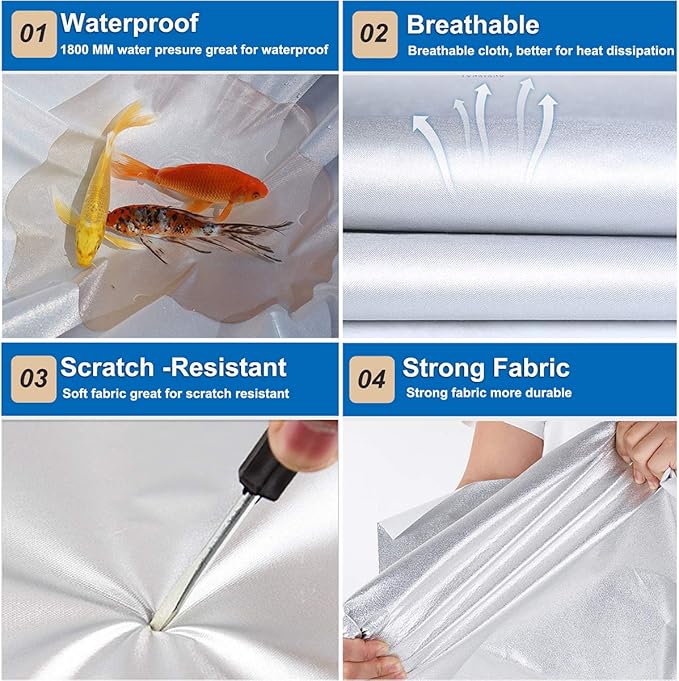 KouKou Oxford Car Cover Waterproof All Weather - Image 2