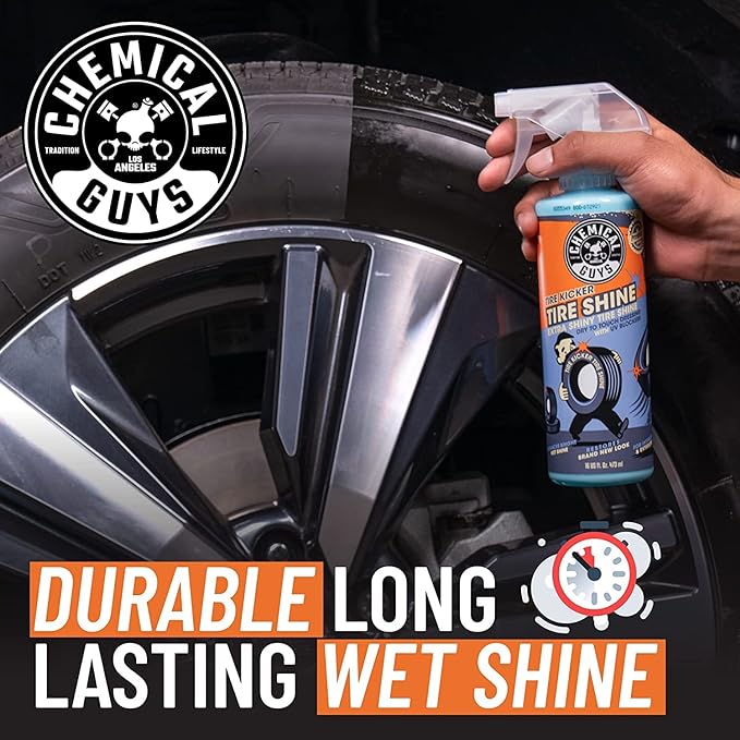 Chemical Guys Tire Kicker Sprayable Extra Glossy Tire Shine - Image 3
