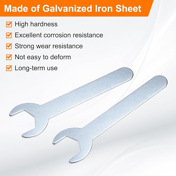 HARFINGTON 10pcs Small Wrench Open End Wrench 19x108x2mm Metric U-Shaped Single - Image 4