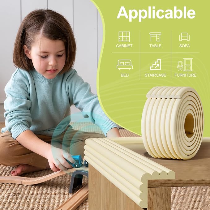 Baby Proofing Wall Corner Protector, Edge Guard Corner Protector, 6.56ft - Image 2