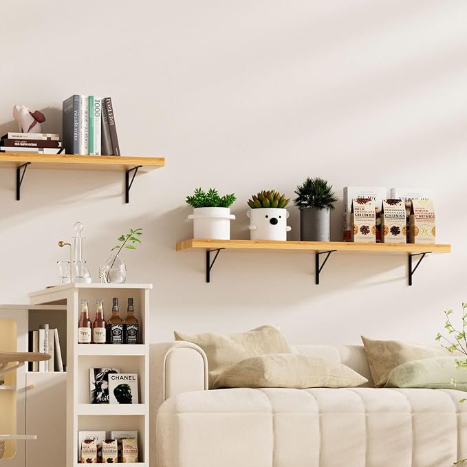 4 Pack L18 x H 12" Black Heavy Duty Shelf Brackets - Image 7