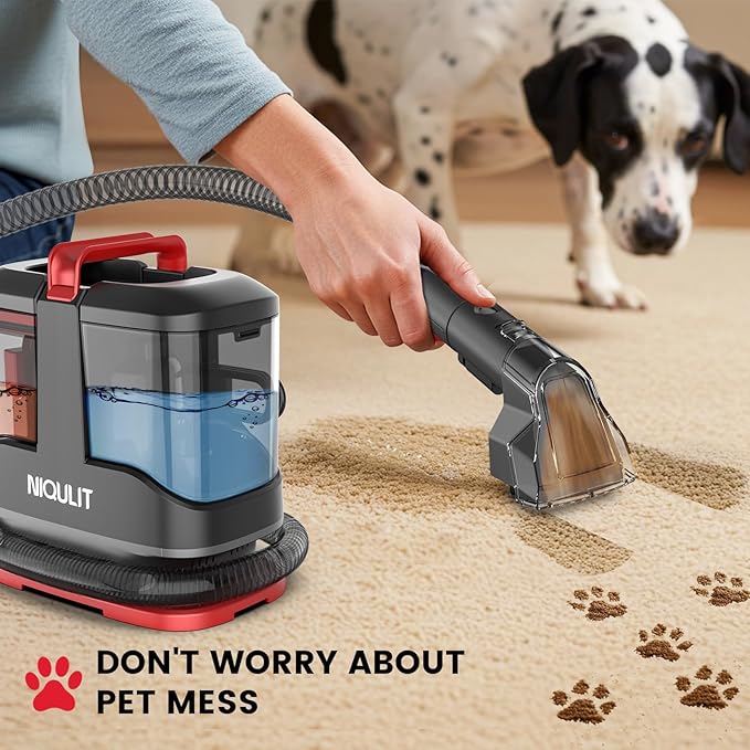 Portable Spot Cleaner Machine for Carpet and Upholstery, 15Kpa Powerful Suction - Image 6