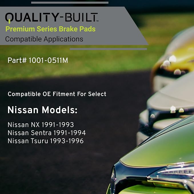Premium Semi-Metallic Rear Brake Pads Replacement - Image 3