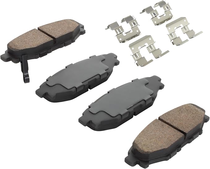 Premium Ceramic Rear Brake Pads Compatible - Image 2
