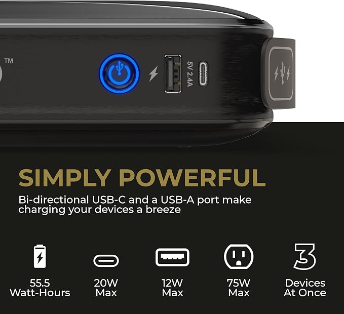 HALO Bolt Ultimate 3 Portable Car Battery Jump Starter | 130 PSI Air Compressor - Image 2