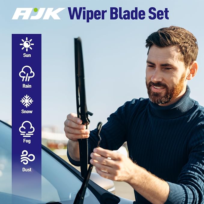 AJK Wiper Blades for Subaru Impreza 2012 2013 2014 2015 2016, 2 Piece All - Image 7