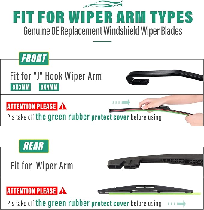 28" 14" 12" Windshield Wiper Blades Replacement - Image 7