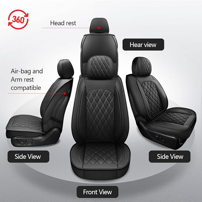 MIROZO Truck Seat Cover for Dodge Ram, Waterproof Ram Seat Cover Compatible - Image 6
