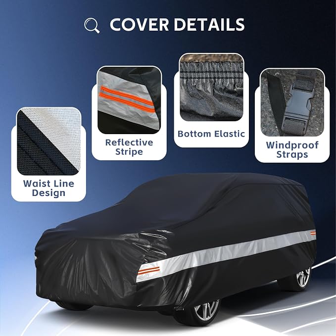 10 Layers SUV Car Cover Custom Fit - Image 3