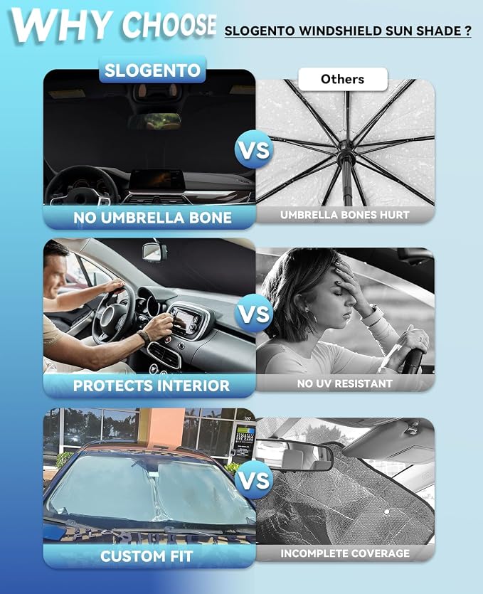 Sun Shade Car Windshield Sunshade - Image 6