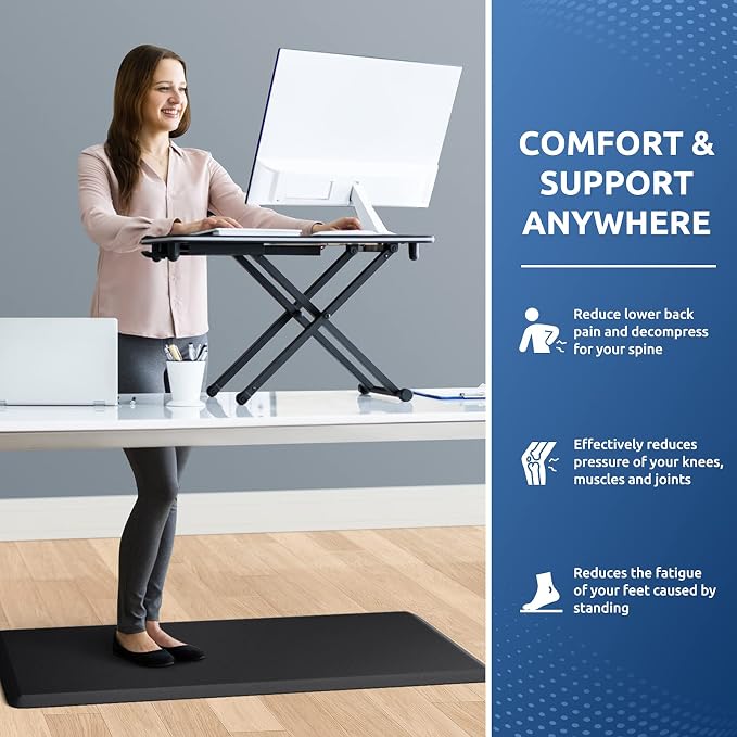 KitchenClouds Cushioned Anti Fatigue Kitchen Rug, Waterproof Non Slip, Standing - Image 4