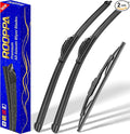 3 wipers Replacement for 2016-2020 Buick Envision, Windshield Wiper Blades by ROOPPA