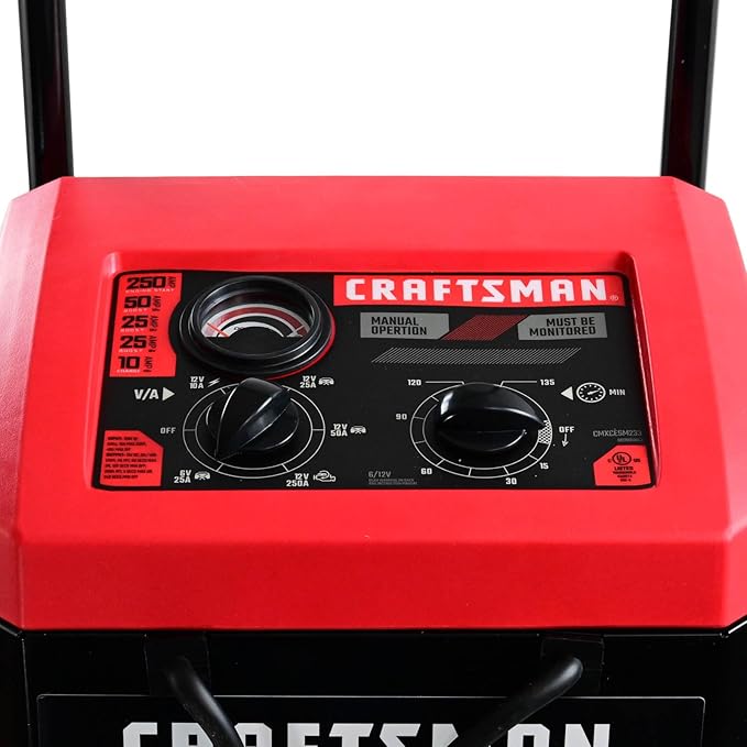 CRAFTSMAN Wheeled Battery Charger and Engine Starter, CMXCESM233, 2-in-1 Manual - Image 5