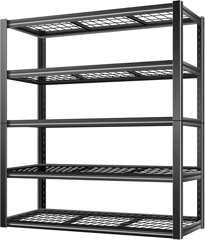 BILT HARD 48" W x 24" D Garage Shelving 3500 LBS, Industrial 5-Tier Heavy Duty by BILTHARD