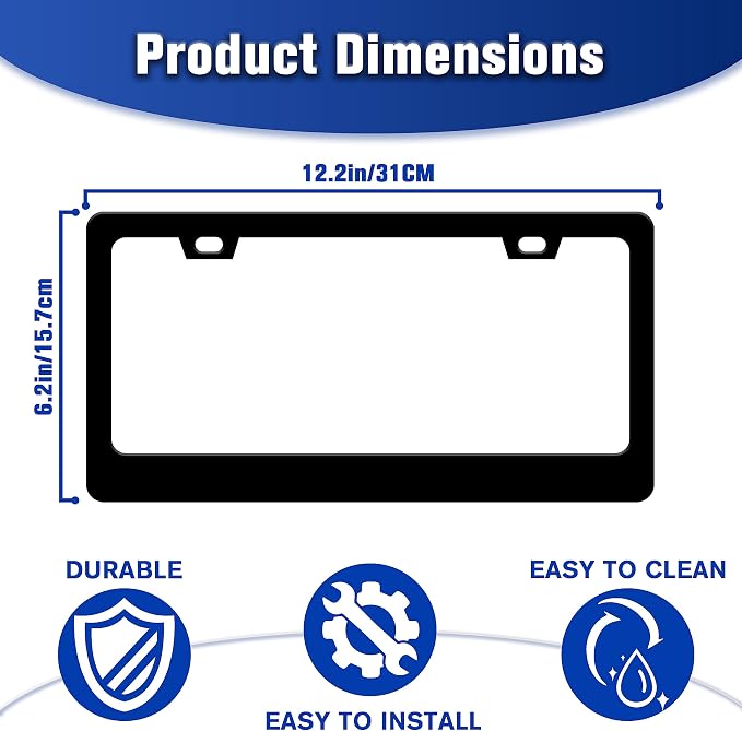Summer Beach License Plate Frame Palm Trees License Plate Holders Funny - Image 3