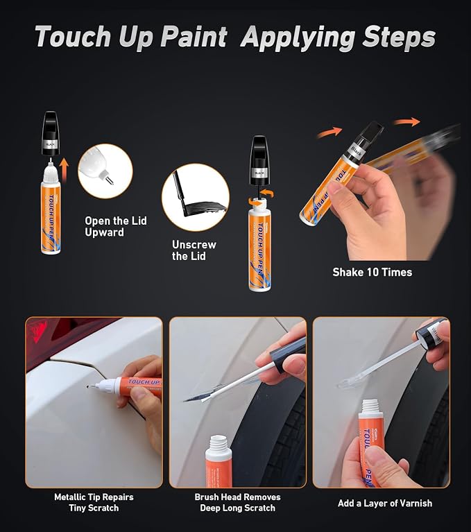 Touch up Paint for Cars, Car Scratch Remover for Vehicles, Car Paint Scratch - Image 5
