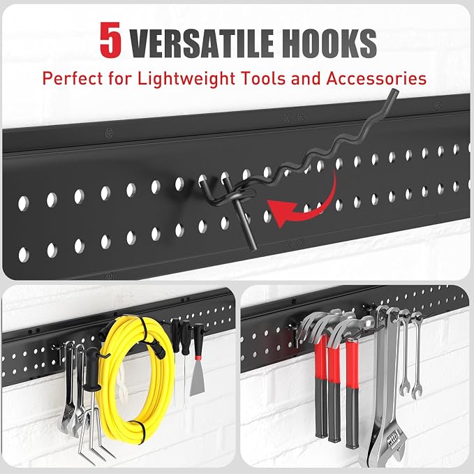 Garage Tool Organizer Wall Mount 64 inches - Image 5