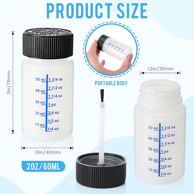 Mumufy 60 Pcs Touch up Paint Bottles - Image 2
