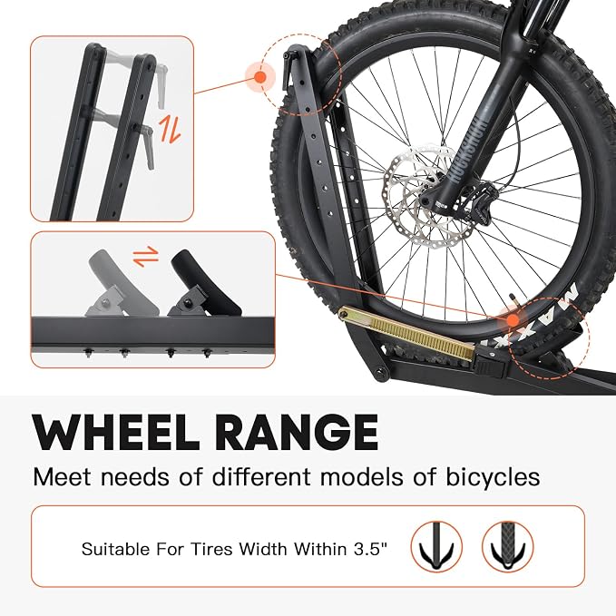 MagRack X1 Hitch 1 Ebike Rack, 100 lbs Capacity Electric Bike Carrier - Image 4