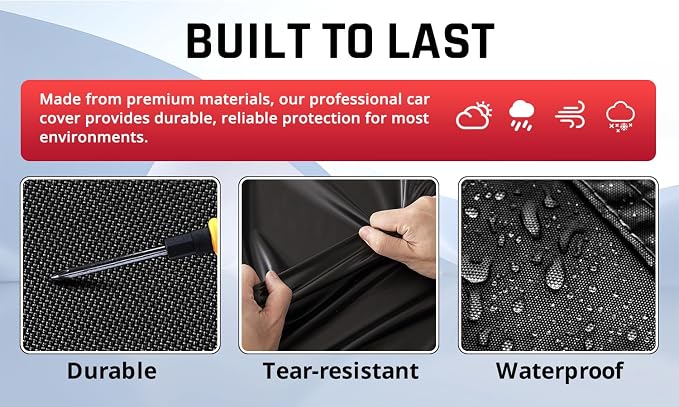 Dodge Durango Car Cover Waterproof All Weather - Image 4