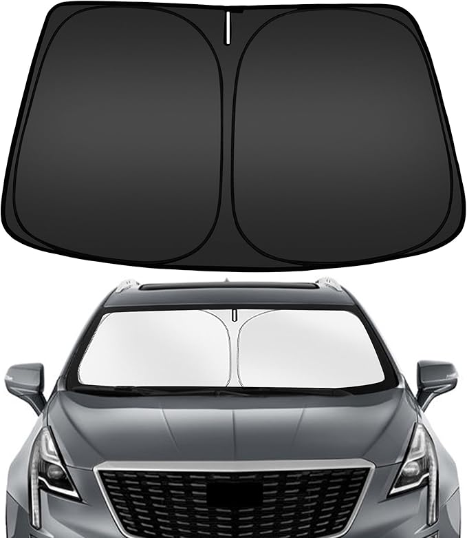 ARISMOTOR Windshield Sun Shade for Cadillac XT5 2017-2025, Custom Fit Foldable by ARISMOTOR