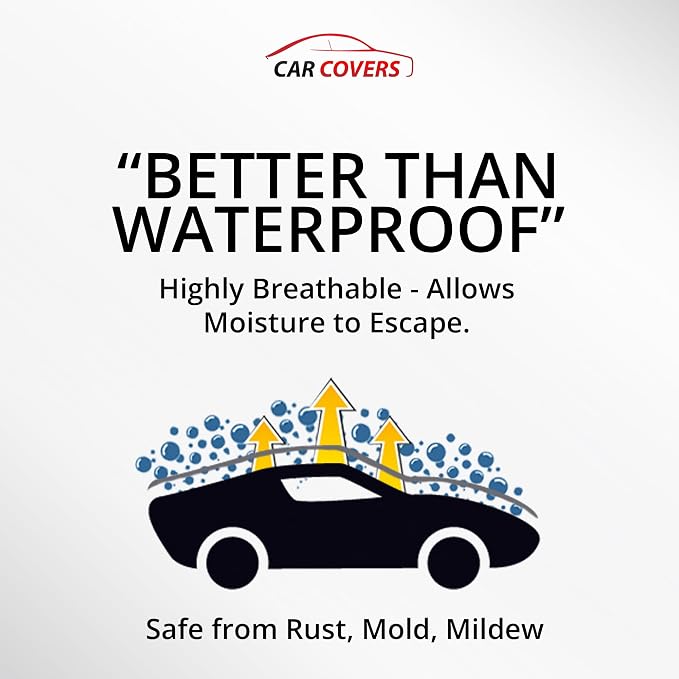 Car Covers Weatherproof Max SUV Cover & Warranty Compatible - Image 3