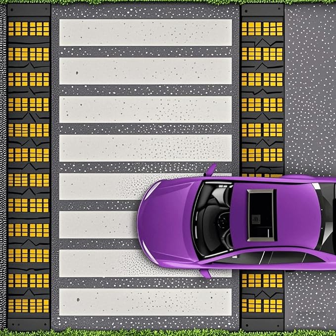 Speed Bumps for Driveway 35"x10"x1.8" Flexible Installation Connect Multiple - Image 8