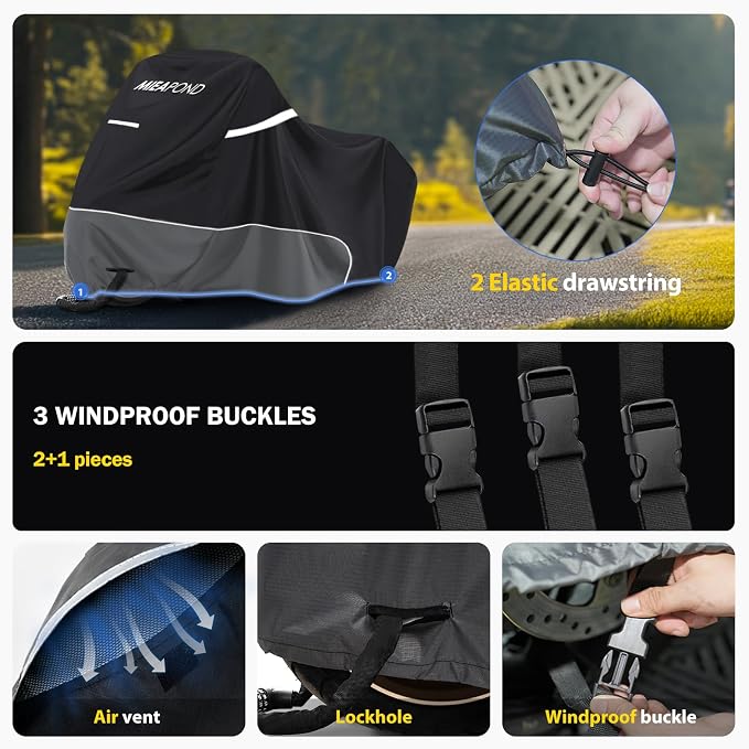 Motorcycle Cover for Sport Model Harley Davidson Sportster S, Sporster 883 - Image 5