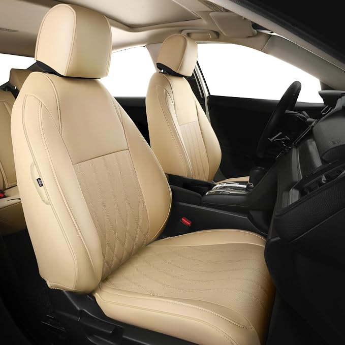 Seat Covers for Honda Civic Sedan EX-L, Sport 2016 2017 2018 2019 2020 2021 by FEINEPRO