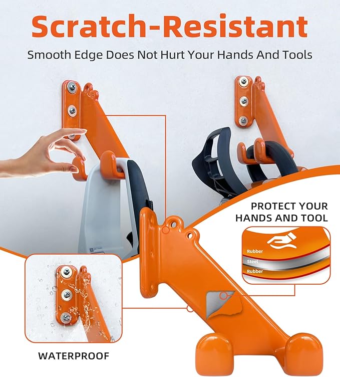 Chainsaw Hanger, 3 Pack Chainsaw Wall Mount, Heavy Duty Chainsaw Holder - Image 3