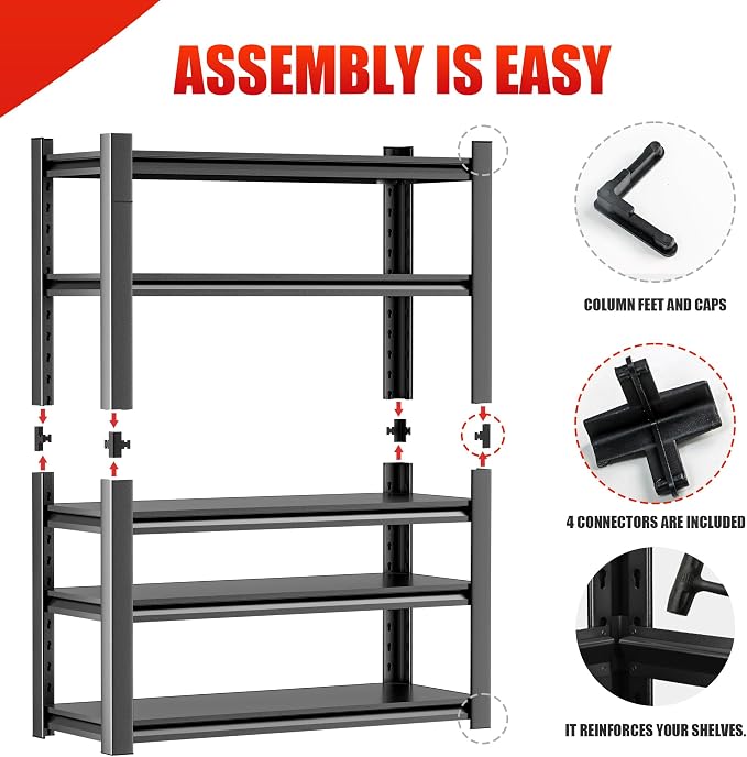 Heavy Duty Metal Storage Rack Shelving - Image 5