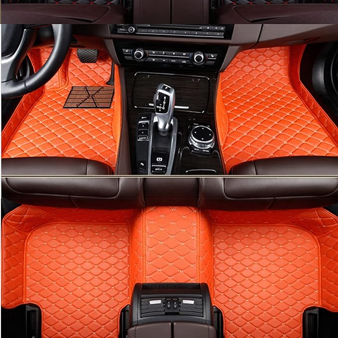 Custom All-Weather Protection Luxury Leather Floor Mats - Image 2