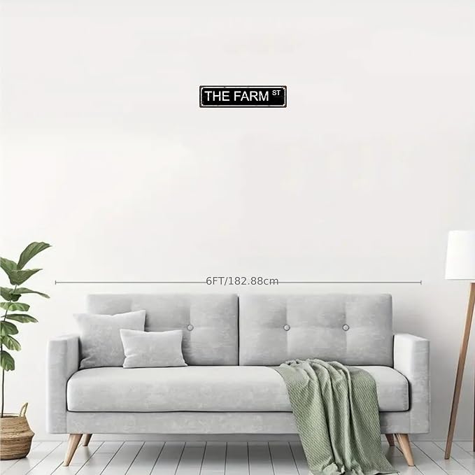 THE FARM ST Vintage Metal Tin Sign, Street Sign, Home Decor, Room Decor - Image 3