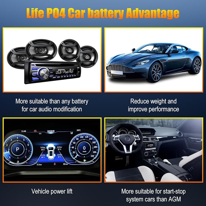 GROUP 27 Car Start-Stop Lithium Battery 12V 80AH Car Battery - Image 6