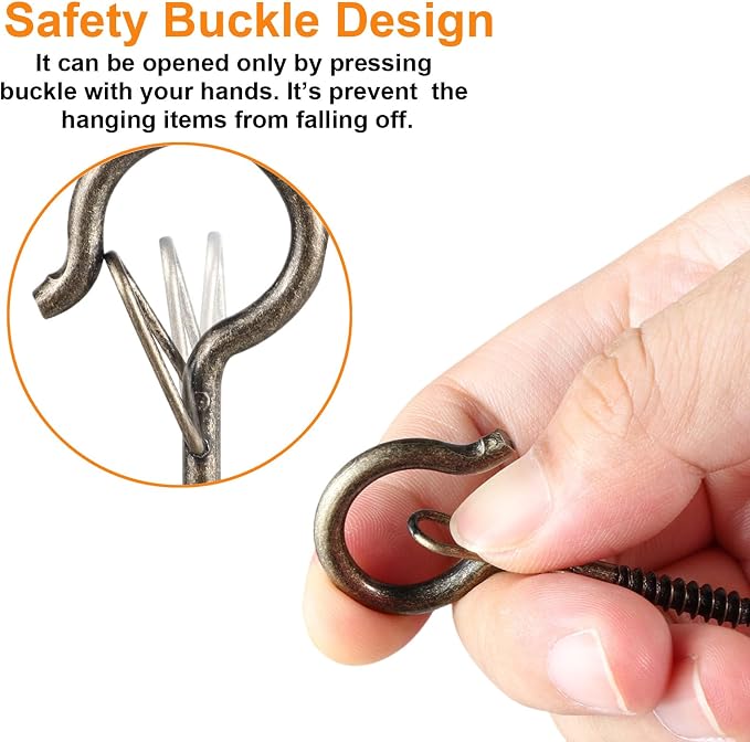 24 PCS Q-Hanger Hooks, Screw Hooks - Image 2