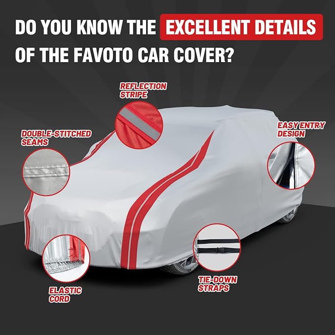 Favoto SUV Car Cover Waterproof - Image 4