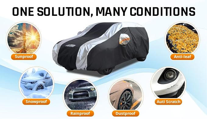 Small Car Cover All Weather Protection - Image 5