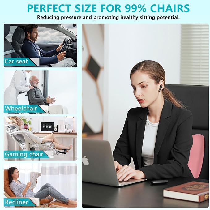 FLORICH Lumbar Support with Car headrest Back Pillow - Image 4