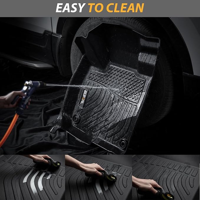 AIPOIL® Floor Mats for 2017-2020 Ford Fusion & Lincoln MKZ | Front & 2nd Row | - Image 5